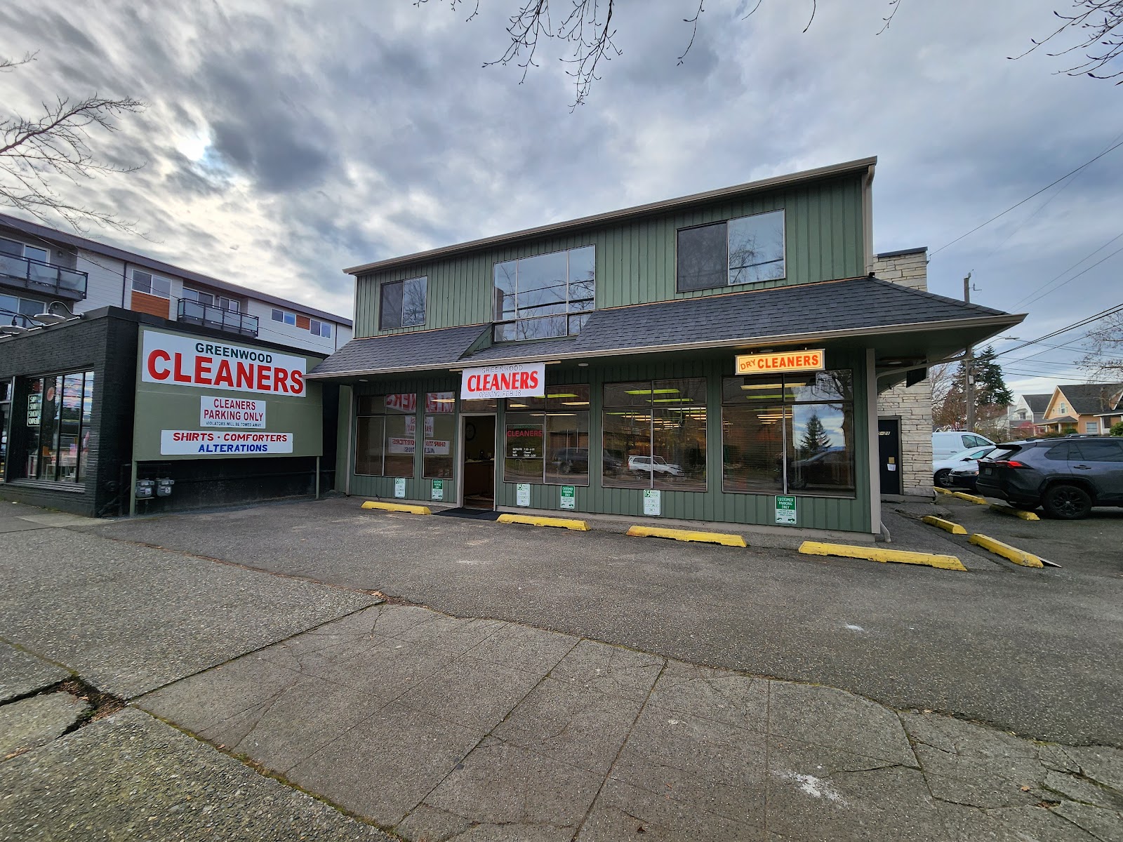Greenwood Cleaners storefront